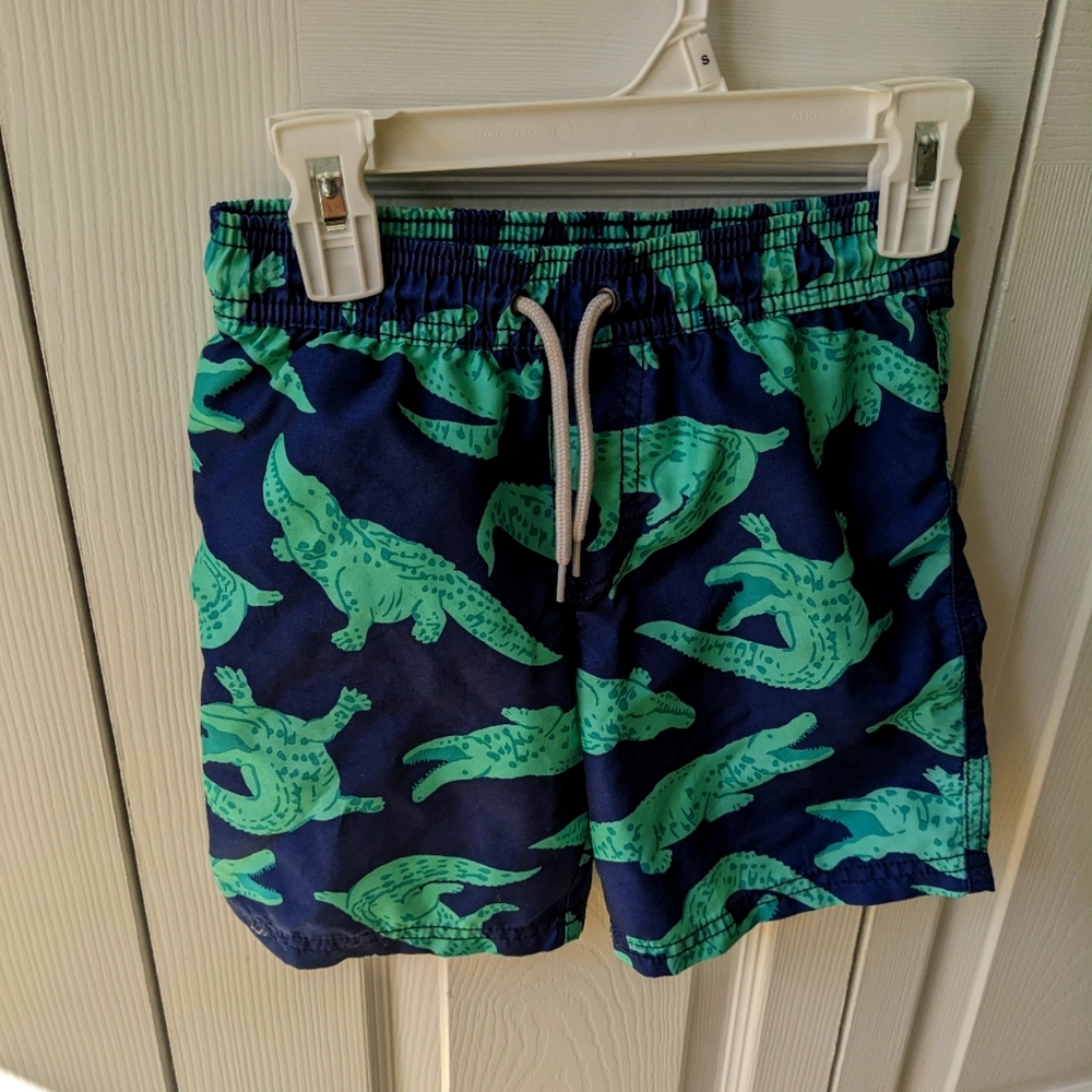 Carter's boys size 5 bathing suit with liner